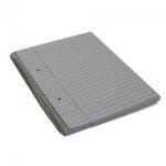 5 Star Office FSC Notebook Wirebound 70gsm Ruled with Margin Perf Punched 2 Holes 140pp A5+ Red & White [Pack 10] 878391