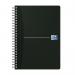 Oxford Office Notebook Wirebound Soft Cover 90gsm Smart Ruled 180pp A4 Black Ref 100102931 [Pack 5] 878545