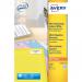 Avery Mini Multipurpose Labels Laser 84 per Sheet 46x11.1mm White Ref L7656-100 [8400 Labels] 879037