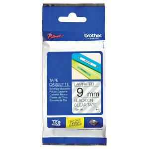 Brother P-touch TZE Label Tape 9mmx8m Black on Clear Ref TZE121 879223