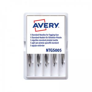 Avery Replacement Needles for Standard Tagging Gun Ref NTGS005 Pack 5