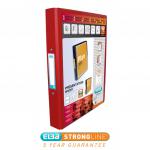 Elba Vision Ring Binder PVC Clear Front Pocket 2 O-Ring Size 25mm A4 Red Ref 100080890 [Pack 10] 879754