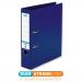 Elba Lever Arch File Polypropylene 70mm Spine A4 Blue Ref 100025926 [Pack 10] 879878