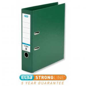 Elba Lever Arch File Polypropylene 70mm Spine A4 Green Ref 100202174