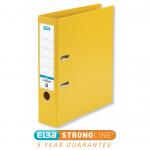 Elba Lever Arch File PP 70mm Spine A4 Yellow Ref 100202166 [Pack 10] 879894