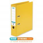 Elba Lever Arch File PP 70mm Spine A4 Yellow Ref 100202166 [Pack 10] 879894