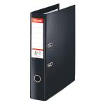 Esselte FSC No. 1 Power Lever Arch File PP Slotted 75mm Spine Foolscap Black Ref 48087 [Pack 10] 879975