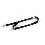 Durable Lanyard Textile Overprinted Staff with Safety Release Mechanism 440mm Blk Ref 823901 [Pack 10] 881708