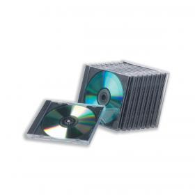CD Jewel Case with High Impact Protection Plastic Clear Pack of 10 882100