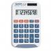 Aurora Handheld Calculator 8 Digit 3 Key Memory Solar and Battery Power 70x15x115mm White Ref 11597J 882461