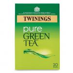 Twinings Pure Green Tea Bags Individually-wrapped Ref 0403258 [Pack 20] 882666