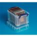 Really Useful Storage Box Plastic Lightweight Robust Stackable 3 Litre W180xD245xH160mm Clear Ref 3C 884871