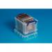 Really Useful Storage Box Plastic Lightweight Robust Stackable 3 Litre W180xD245xH160mm Clear Ref 3C 884871