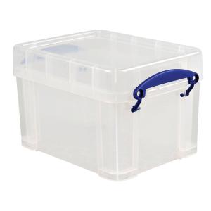 Really Useful Storage Box Plastic Lightweight Robust Stackable 3 Litre