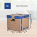 Fellowes Smooth Move Bankers Box Removal Boxes Large 457X457X406Mm Ref 6205301 [Pack 5] 885010