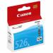 Canon CLI-526C Inkjet Cartridge Page Life 207pp Cyan Ref 4541B001 887714