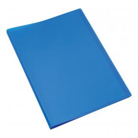 5 Star Office Display Book Soft Cover Lightweight Polypropylene 20 Pockets A4 Blue 901147