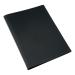 5 Star Office Display Book Soft Cover Lightweight Polypropylene 40 Pockets A4 Black