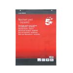 5 Star Office Flipchart Pad Perforated 40 Sheets A1 Feint 20mm Squared [Pack 5] 902231
