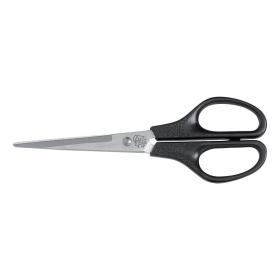 5 Star Office Scissors 160mm Stainless Steel Blades ABS Handles Black 902444