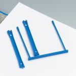 5 Star Office Filing Clip Polypropylene Blue [Pack 10] 903105