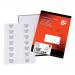 5 Star Office Multipurpose Labels Laser Copier Inkjet 14 per Sheet 105x42mm White [1400 Labels]