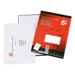 5 Star Office Multipurpose Labels Laser Copier and Inkjet 1 per Sheet 297x210mm White [100 Labels] 903881