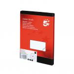 5 Star Office Multipurpose Labels Laser Copier and Inkjet 4 per Sheet 105x148.5mm White [400 Labels] 905017