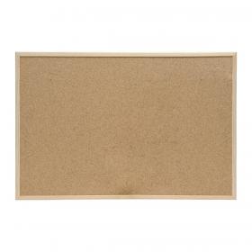 5 Star Office Noticeboard Cork with Pine Frame W600xH400mm 906705