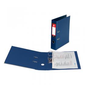 5 Star Office Lever Arch File Polypropylene Capacity 70mm A4 Royal Blue Pack of 10 908307