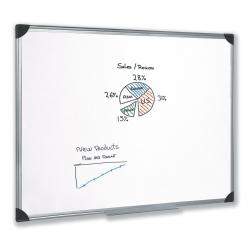 Cheap Stationery Supply of 5 Star Office Whiteboard Drywipe Magnetic with Pen Tray and Aluminium Trim W1200xH900mm 908441 Office Statationery