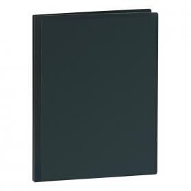 5 Star Office Display Book Personalisable Cover Polypropylene 20 Pockets A4 Black 908633