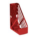 5 Star Office Magazine Rack File Foolscap Red 909213