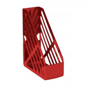 5 Star Office Magazine Rack File Foolscap Red 909213