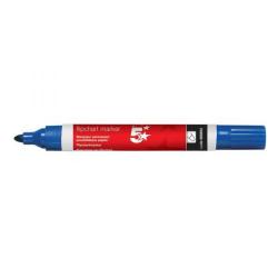 Cheap Stationery Supply of 5 Star Office Flipchart Marker Bullet Tip Water-based 2mm Line Blue Pack of 12 909892 Office Statationery