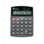 5 Star Office Desktop Calculator 10 Digit Display 3 Key Memory Battery/Solar Power 94x32x124mm Black 910334