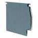 5 Star Office Lateral Suspension File Manilla 15mm V-base 180gsm A4 Green [Pack 50]