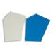 5 Star Office Binding Covers 240gsm Leathergrain A4 Blue [Pack 100] 916442
