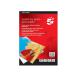 5 Star Office Photo Inkjet Paper Gloss 175gsm A4 White [50 Sheets]