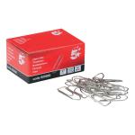 5 Star Office Paperclips No Tear Large Length 27mm [Pack 10x100] 925850
