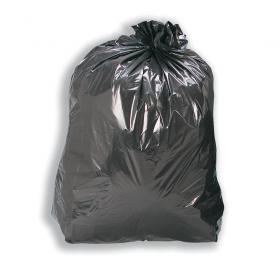 5 Star Facilities Compactor Bin Liners Extra HeavyDuty 110Litre Capacity W430/770xH950mm Black Pack of 200 929765