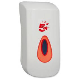 5 Star Facilities Large Liquid Soap Dispenser W115xD115xH250mm 0.9 Litre 929943