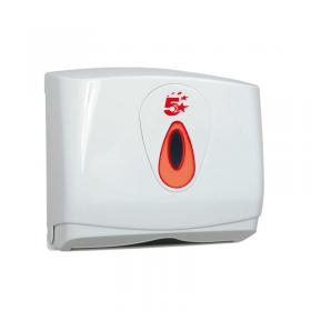 5 Star Facilities Hand Towel Dispenser Small W290xD145xH265mm Plastic White 929993