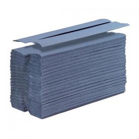 5 Star Facilities Hand Towel C-Fold One-ply Recycled 220x305mm 192 Towels Per Sleeve Blue Pack of 15 930124