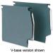 5 Star Office Lateral Suspension File Manilla 30mm Wide-base 180gsm A4 Green [Pack 50]