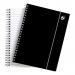 5 Star Office Notebook Wirebound Polypropylene 80gsm Ruled 160pp A5 Black [Pack 6]