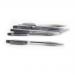 5 Star Office Retractable Ball Pen Medium 1.0mm Tip 0.7mm Line Black [Pack 20]