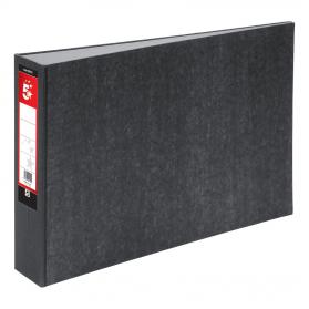 5 Star Office Lever Arch File 70mm Spine Oblong Landscape A3 Cloudy Grey [Pack 2] 930515