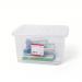 5 Star Office Storage Box Plastic with Lid Stackable 24 Litre Clear