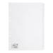 5 Star Office Subject Dividers 10-Part Recycled Card Multipunched 155gsm A4 White [Pack 10]